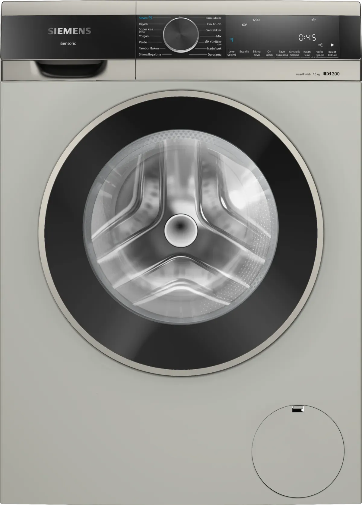 Siemens WG52A2ZXTR 10 Kg 1200 Devir Çamaşır Makinesi İnox